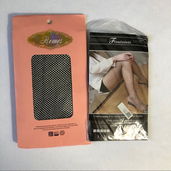 Other - Lot of 2 fishnet stockings with garter belt Other - Lot of 2 fishnet stockings with garter belt